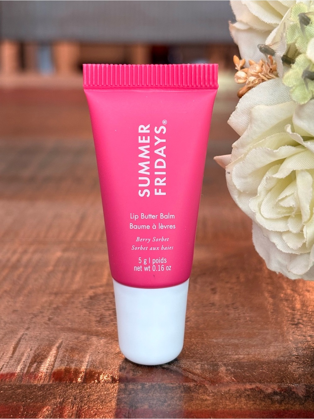 NEW Summer Fridays LIP BUTTER BALM Mini in BERRY SORBET Limited Edition!